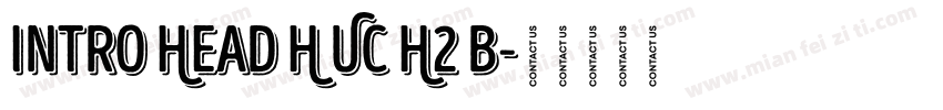 Intro Head H UC H2 B字体转换